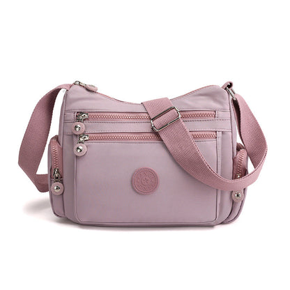 ✨ Lightweight Nylon Crossbody Bag – Multi-Pocket, Water-Resistant, Adjustable 🔧