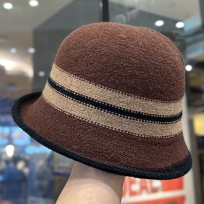 👒Ladies' Packable Ribbed Cloche-Style Bucket Hat🎨Available in 8 Hues