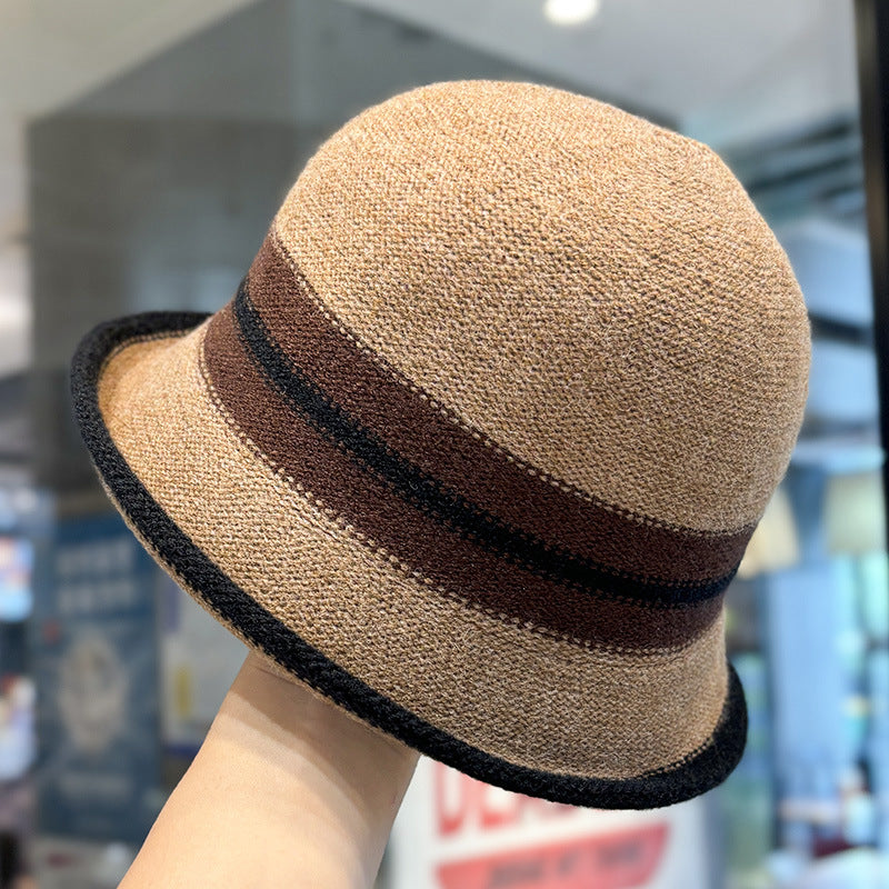 👒Ladies' Packable Ribbed Cloche-Style Bucket Hat🎨Available in 8 Hues