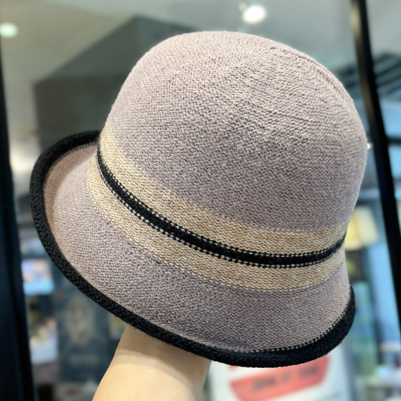 👒Ladies' Packable Ribbed Cloche-Style Bucket Hat🎨Available in 8 Hues