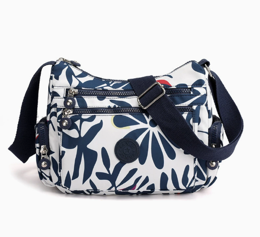 ✨ Lightweight Nylon Crossbody Bag – Multi-Pocket, Water-Resistant, Adjustable 🔧