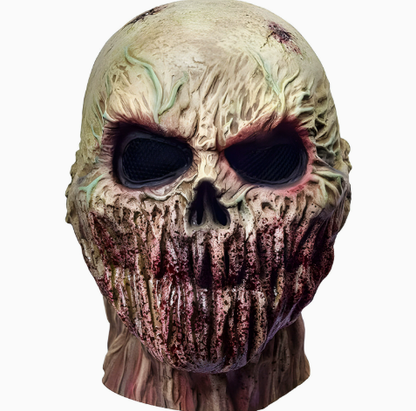 👹 Stitched Monster Full-Head Silicone Horror Mask | Costume Piece