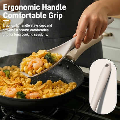 3-Pack Silicone Spoonula Set for Nonstick Cookware