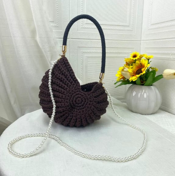 🔥Bohemia Crochet Handwoven Seashell Bag