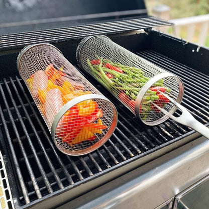 🔥Rolling Grilling Basket🍖