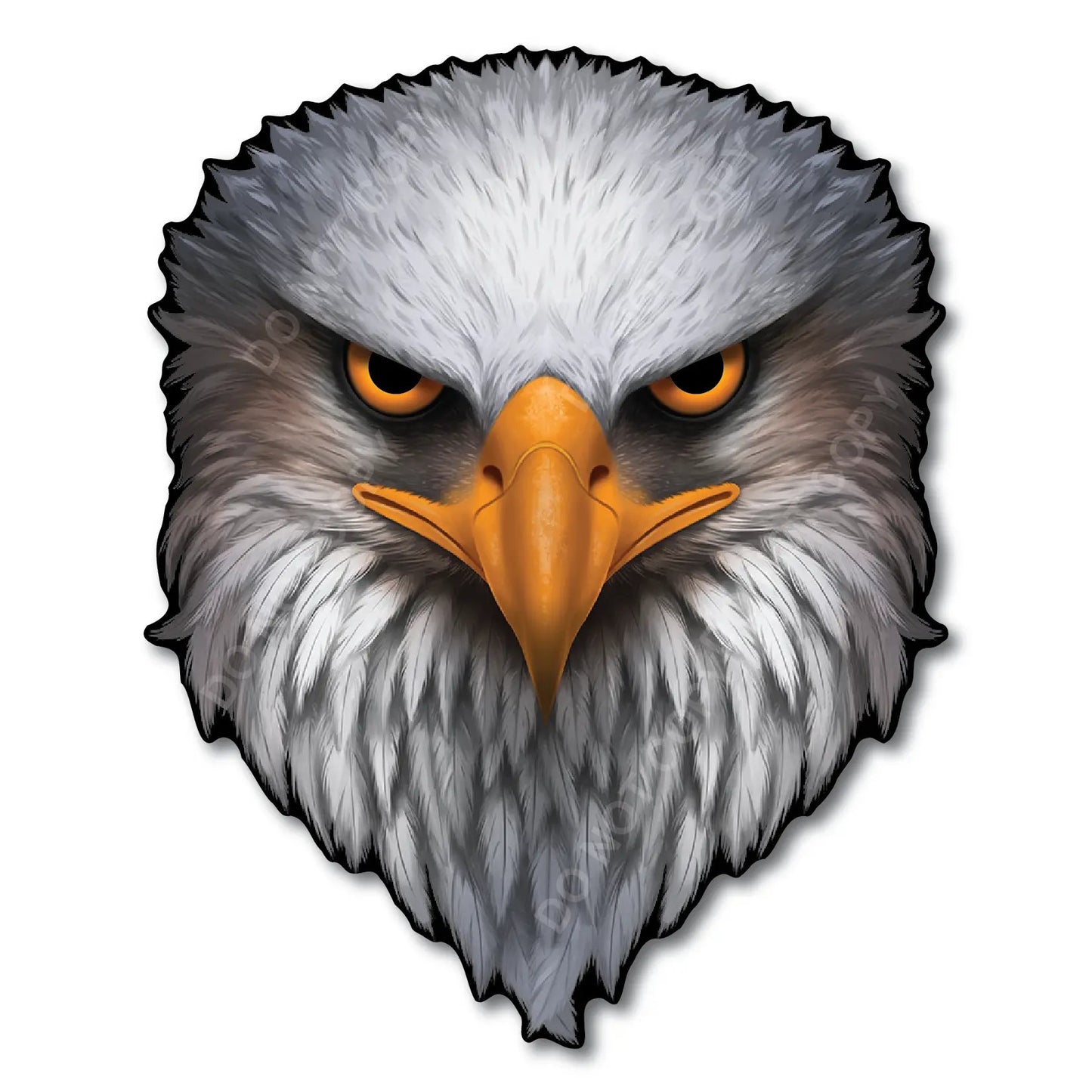 🔥Buy 1 Get 1 Free (2 pcs)🦅Reflective Eagle Eyes USA Flag Decal – Waterproof Patriotic Vinyl Sticker for Trucks, Cars & Gear