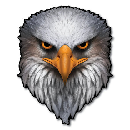 🔥Buy 1 Get 1 Free (2 pcs)🦅Reflective Eagle Eyes USA Flag Decal – Waterproof Patriotic Vinyl Sticker for Trucks, Cars & Gear