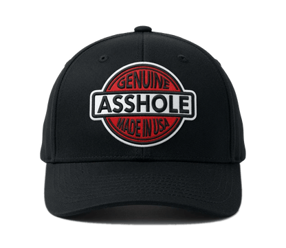 🔥Genuine Asshole Hat | Funny Embroidered Attitude Cap-Made by Jim