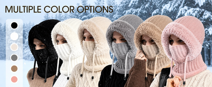 Stay Cozy and Stylish This Winter ❄️✨3 in 1 Beanie Hat For Women