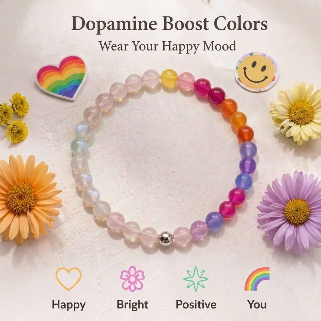 🌈 Dopamine UV-Reactive Beaded Jewellery Collection