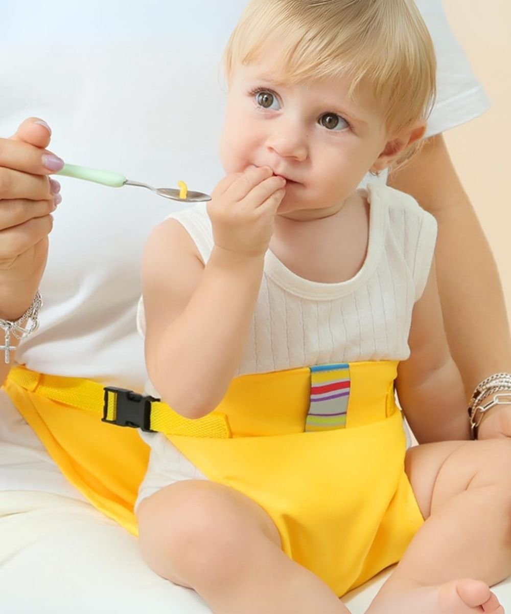 🔥Baby High Chair Seat Belts - Portable Dining Straps Holder