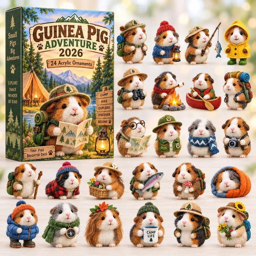 🐹🌲 24 Days of Tiny Adventures – Guinea Pig Christmas Collector Countdown 2026