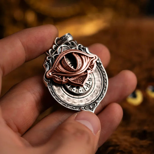 👁️‍🗨️Handmade Tarot Vision Pendant: Connect to Cosmic Wisdom Anytime(Cheat Sheet Included)