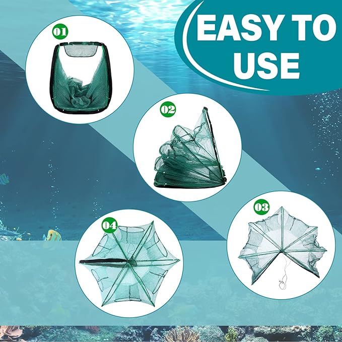 🐟The Magic Foldable Fishing Trap🎣
