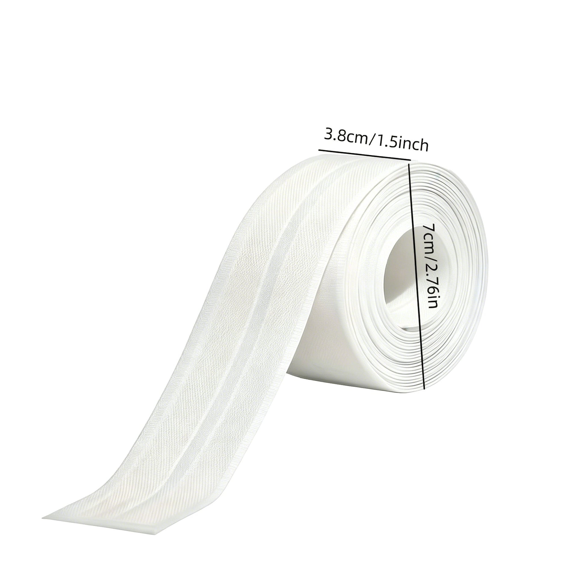 🚰 Self-Adhesive White Caulk Tape – PE Waterproof Sealant Strip, 5M Length, Strong Adhesion, Easy-to-Apply for Bathroom & Kitchen Edge Protection