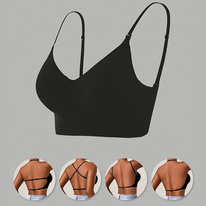 🔥Women's Solid Color Wireless Backless Bra