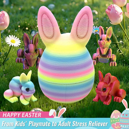 🐇Easter 3D Printing Mystery Rabbit Egg Fidget Toy🥚