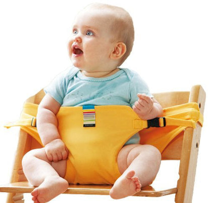 🔥Baby High Chair Seat Belts - Portable Dining Straps Holder