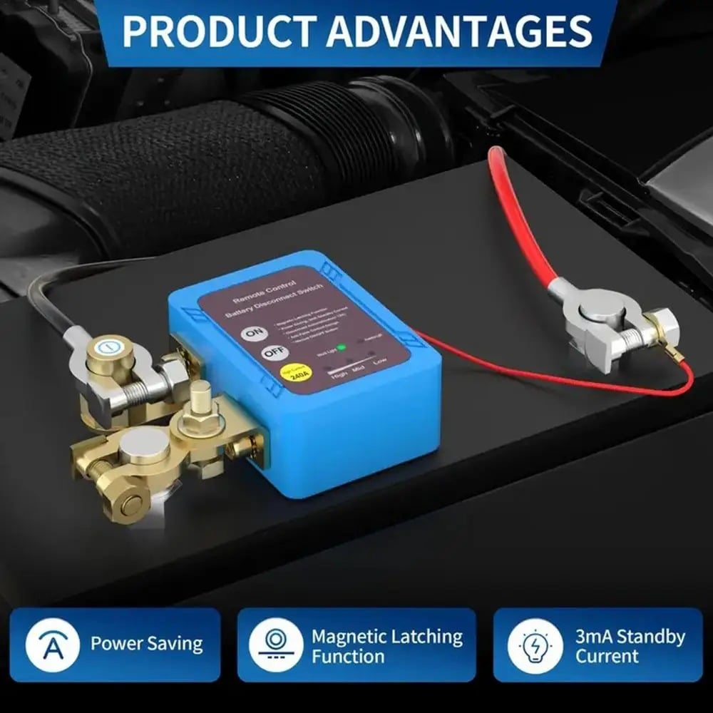 🔒⚡Remote control of car devices for anti-theft safety
