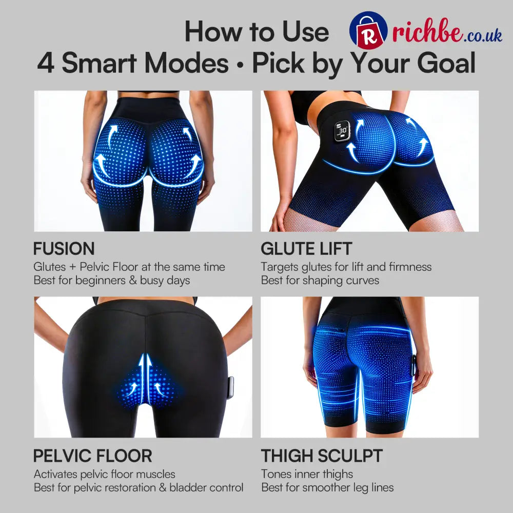 Booty Lift Shorts - Multi-Mode EMS Microcurren