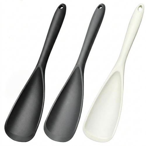 3-Pack Silicone Spoonula Set for Nonstick Cookware