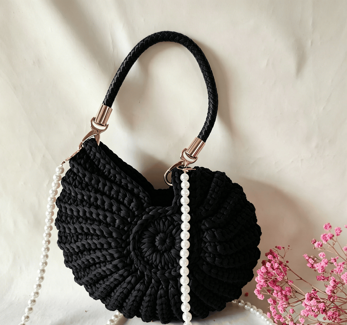 🔥Bohemia Crochet Handwoven Seashell Bag