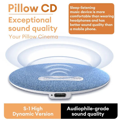 S1 Ultra-Thin Bluetooth Pillow Speaker with Bluetooth 6.0