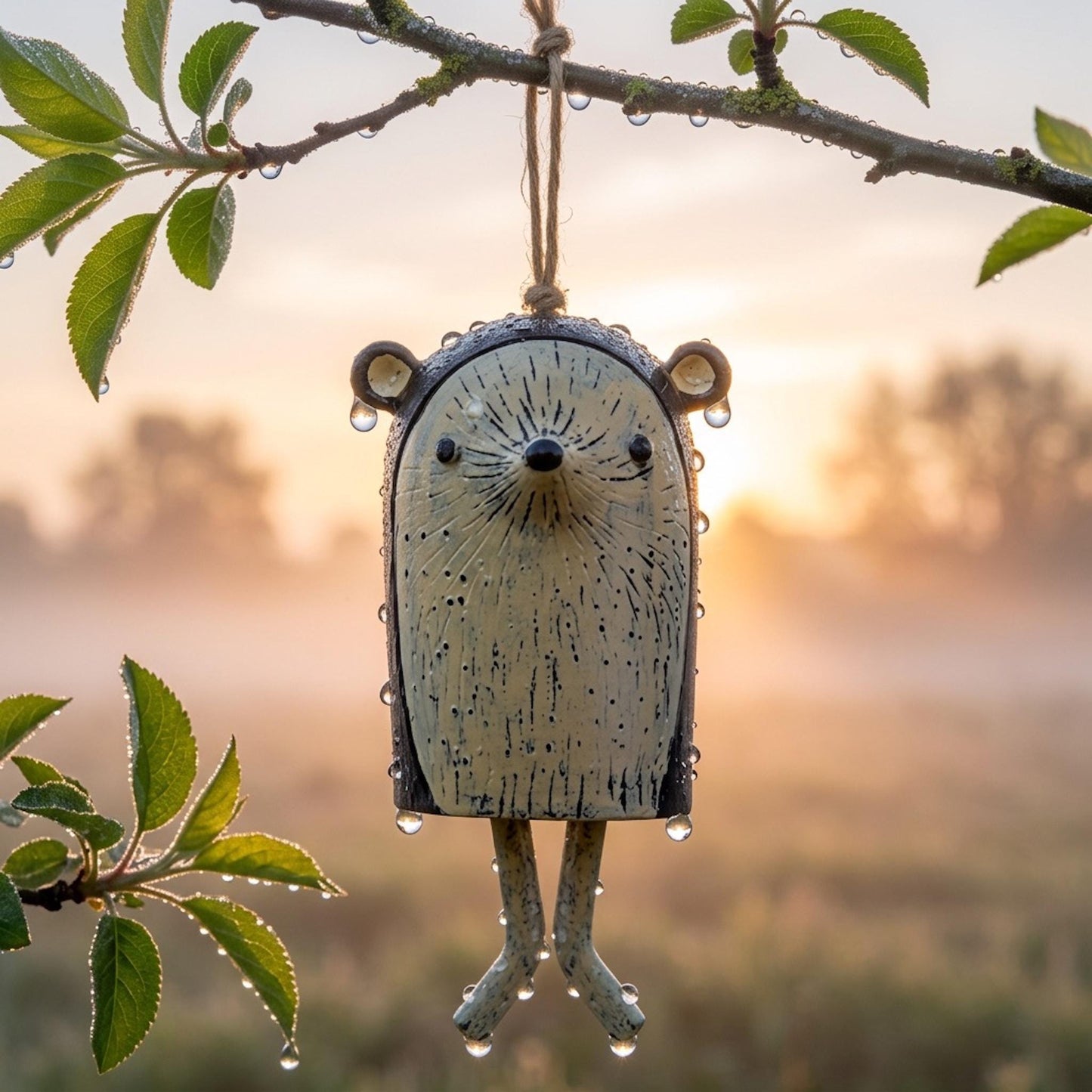 Handmade Whimsical Animal Wind Chime Ornaments