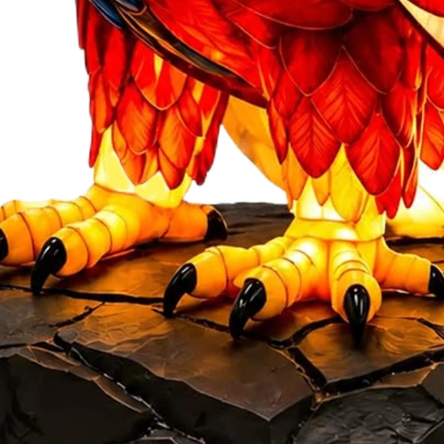 🦅🌙U.S. 250th Eagle Stained Glass Table Lamp✨