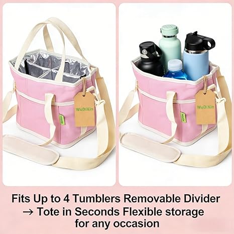 4‐in‐1 Water Bottle Tote – Family‐Friendly Hydration Carrier On‐The‐Go 💧✨