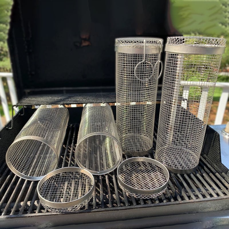 🔥Rolling Grilling Basket🍖