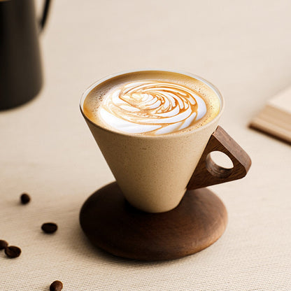 ☕Elegant Conical Coffee Cup