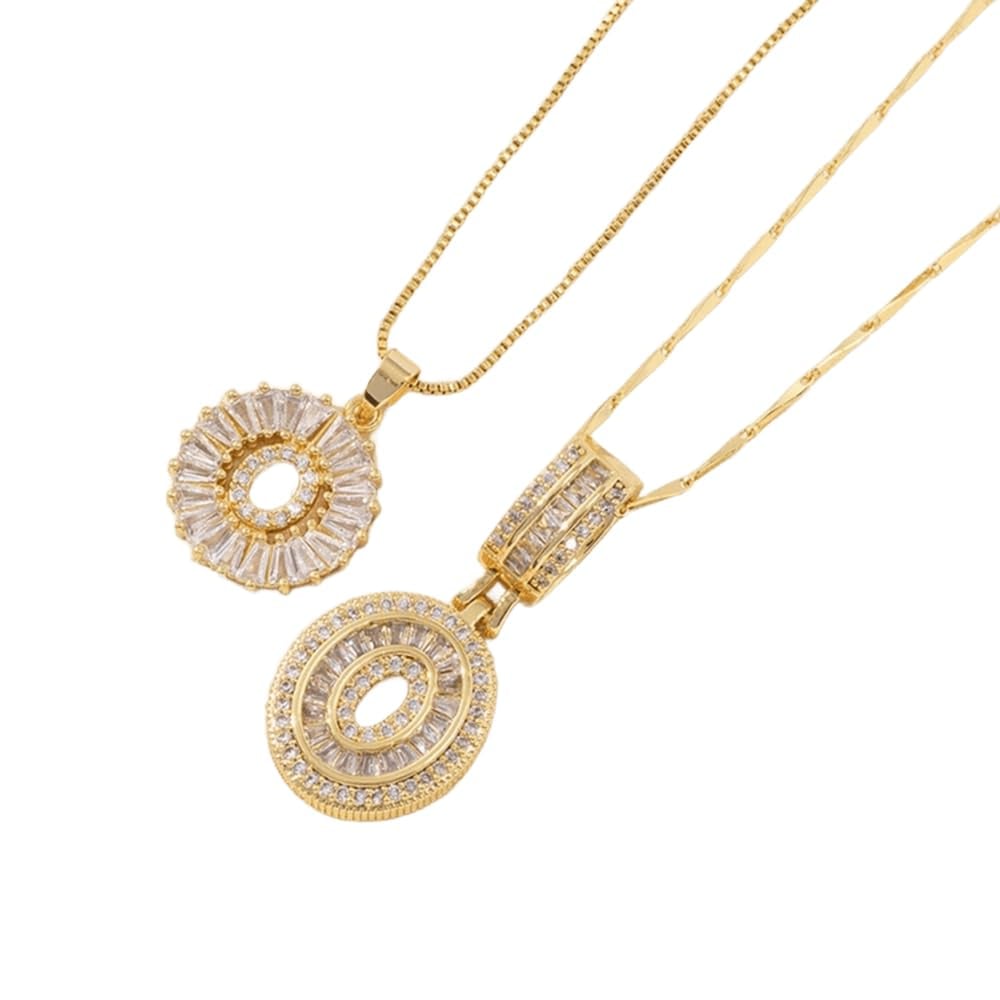 🔥Initial Letter Pendant Necklaces - 2 Pack