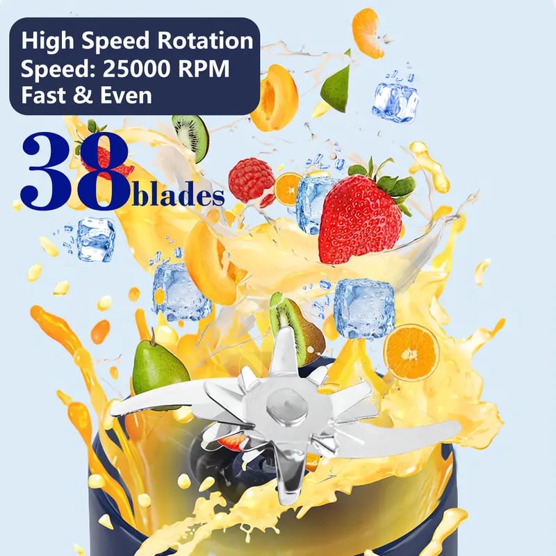 🍉🧃Portable Large Capacity Electric Fruit Juicer💧