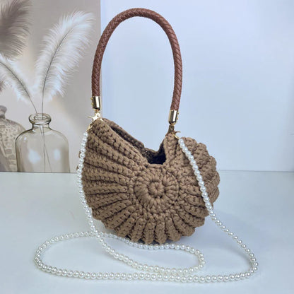 🔥Bohemia Crochet Handwoven Seashell Bag
