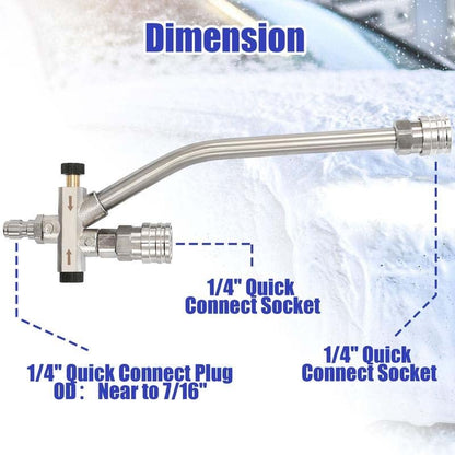 🔥 Foam Cannon Dual Connector Accessory