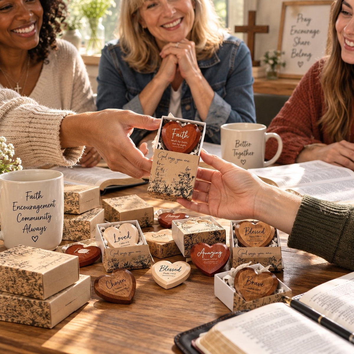 ✝️ Christian Pocket Heart Gift Set(Set of 12)