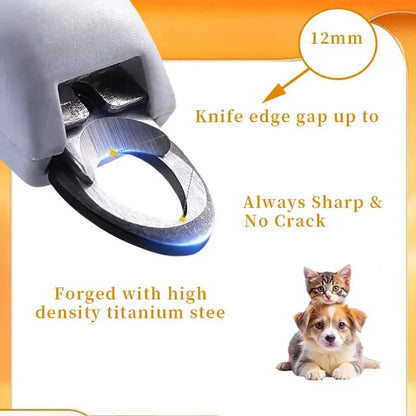 LED lighting for claw trimming – 5X magnification