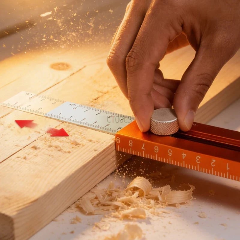🛠️Multifunctional Marking Level Ruler