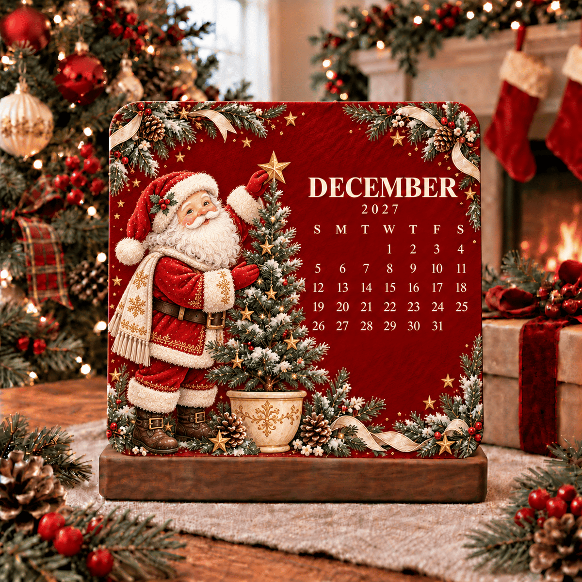 🎄🗓️ Christmas Limited-Edition — 🪴✨ Eco-Friendly Plantable “Timeless” Seed Calendar 2027