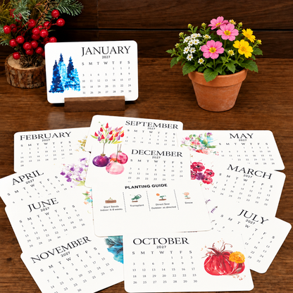 🎁Early Holiday Sale 49% OFF🌱Eco-Friendly Plantable “Timeless” Seed Calendar 2027