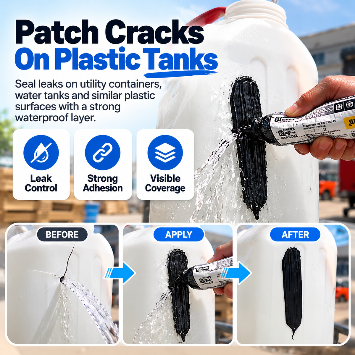 🔥 9900 Waterproof Leak Repair Sealant 💧 Quick Roof & Crack Fix 🛠️ Multi-Surface Waterproof Sealing Paste 🏠✨