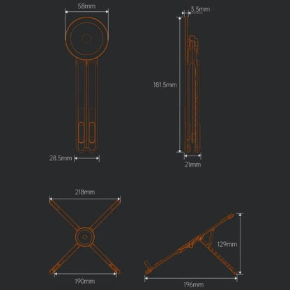 4-in-1 Multifunctional Magnetic Device Stand