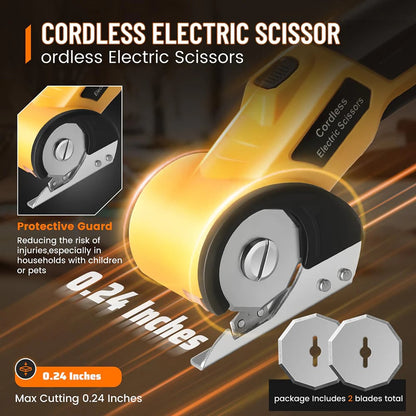 🔥Cordless Electric Scissors with Two Blades