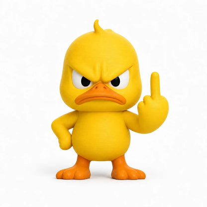 Quacko Angry Duck Collection – Sarcastic Desk Figurines, Funny Decor for Office Workspace & Home Shelves