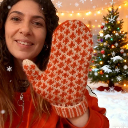 🎅 The Naughty List Mittens | Cozy Knit with a Hidden Attitude 🖕✨