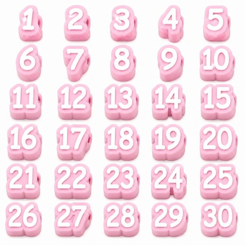 🎁Numbered Pencil Toppers