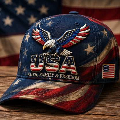 USA Faith, Family & Freedom Cap