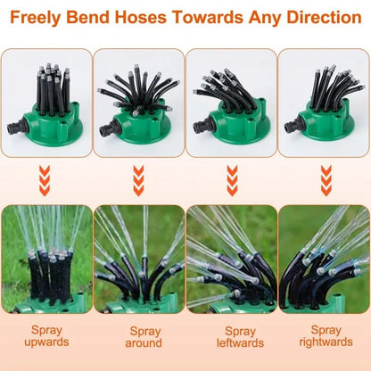 Adjustable Multi-Nozzle Lawn Sprinkler