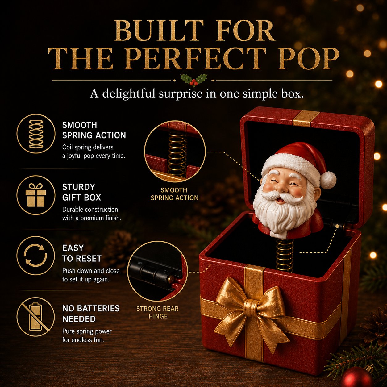 🎁 Christmas Magic Pop-Up Gift Box 🎄